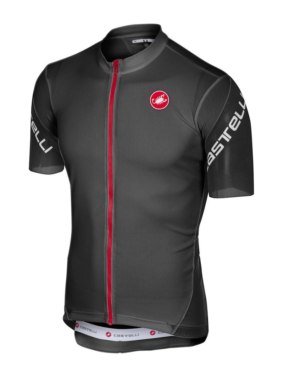 Castelli Entrata 3 Jersey FZ, light black - Bild 1
