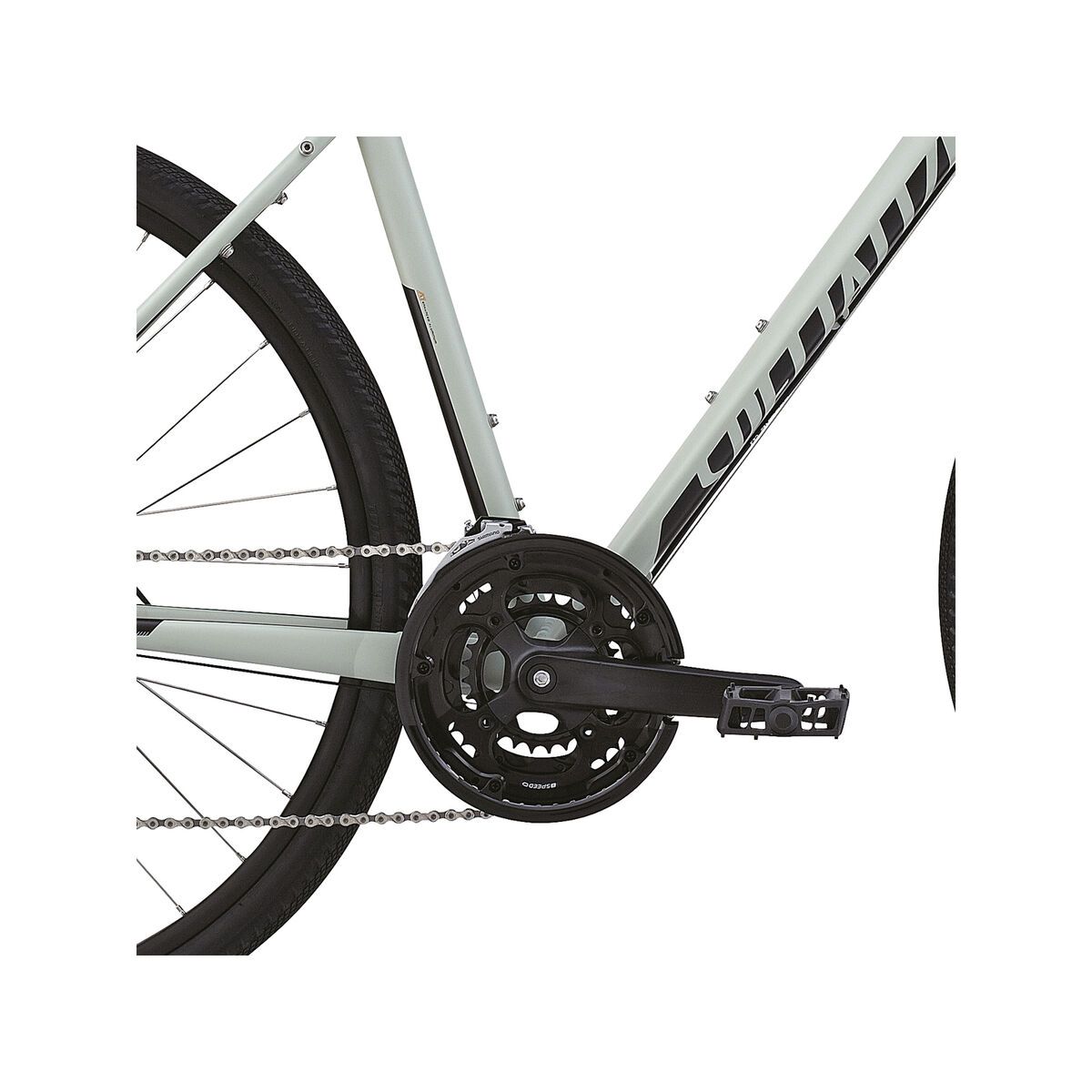 Specialized Crosstrail Disc, Satin Spruce/Black/Orange - Bild 3