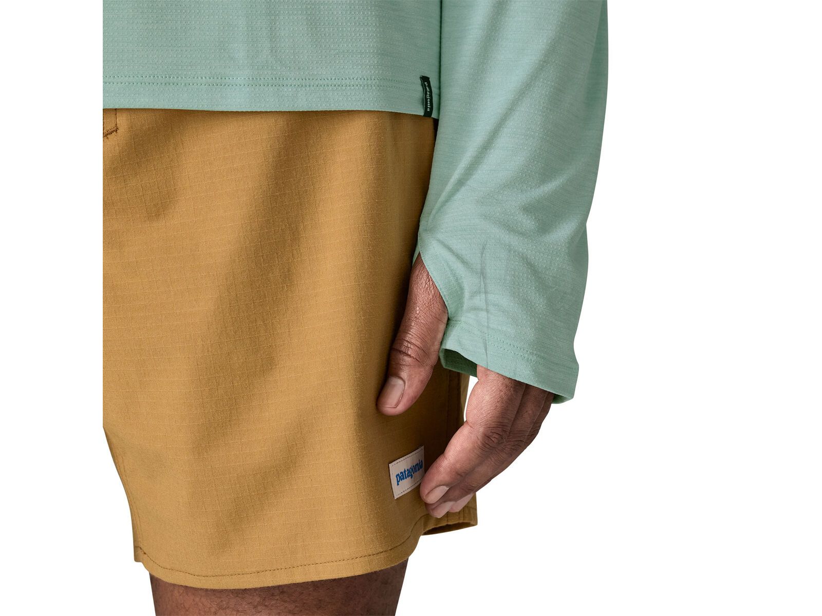 Patagonia Men's Long-Sleeved Capilene Cool Sun Shirt, thermal blue/thin ice x-dye - Bild 7