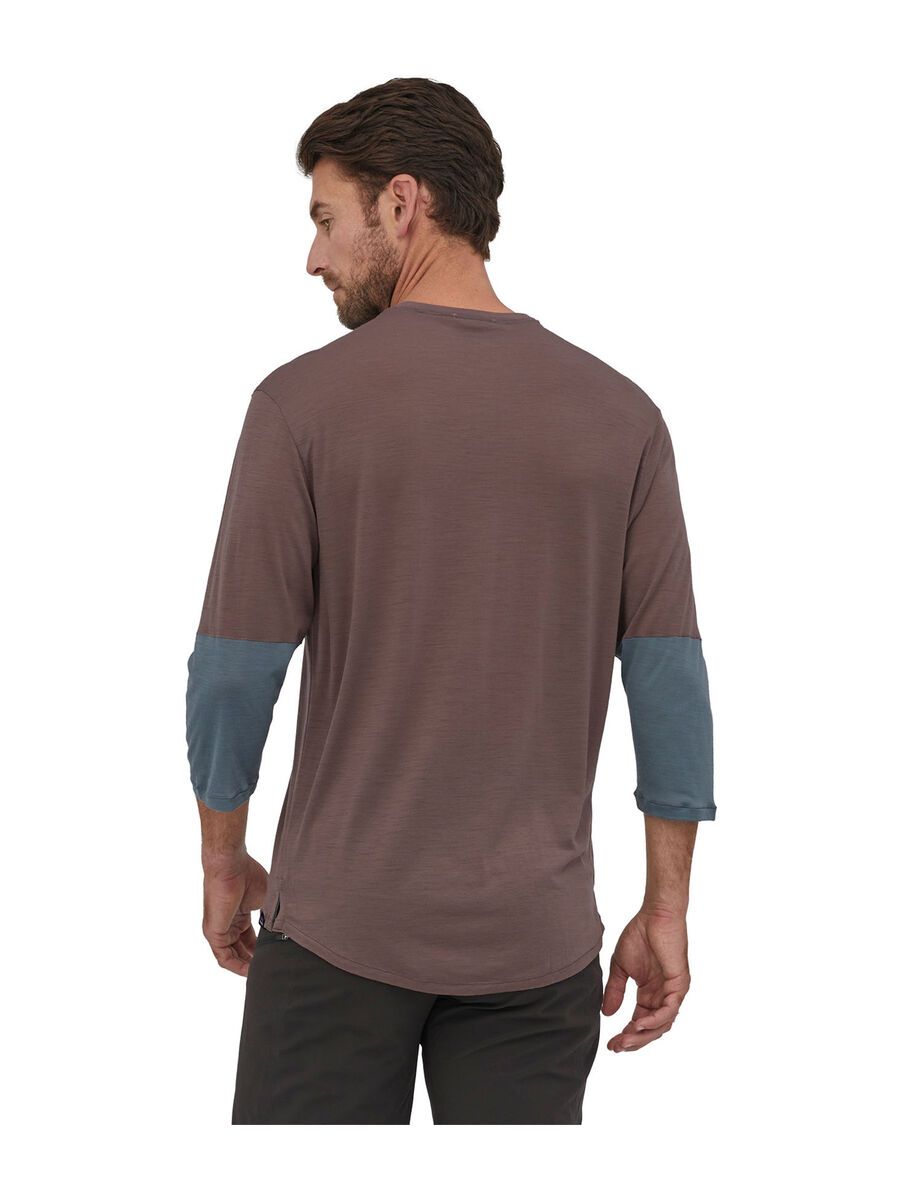 Patagonia Men's Merino 3/4-Sleeved Bike Jersey, dusky brown - Bild 2