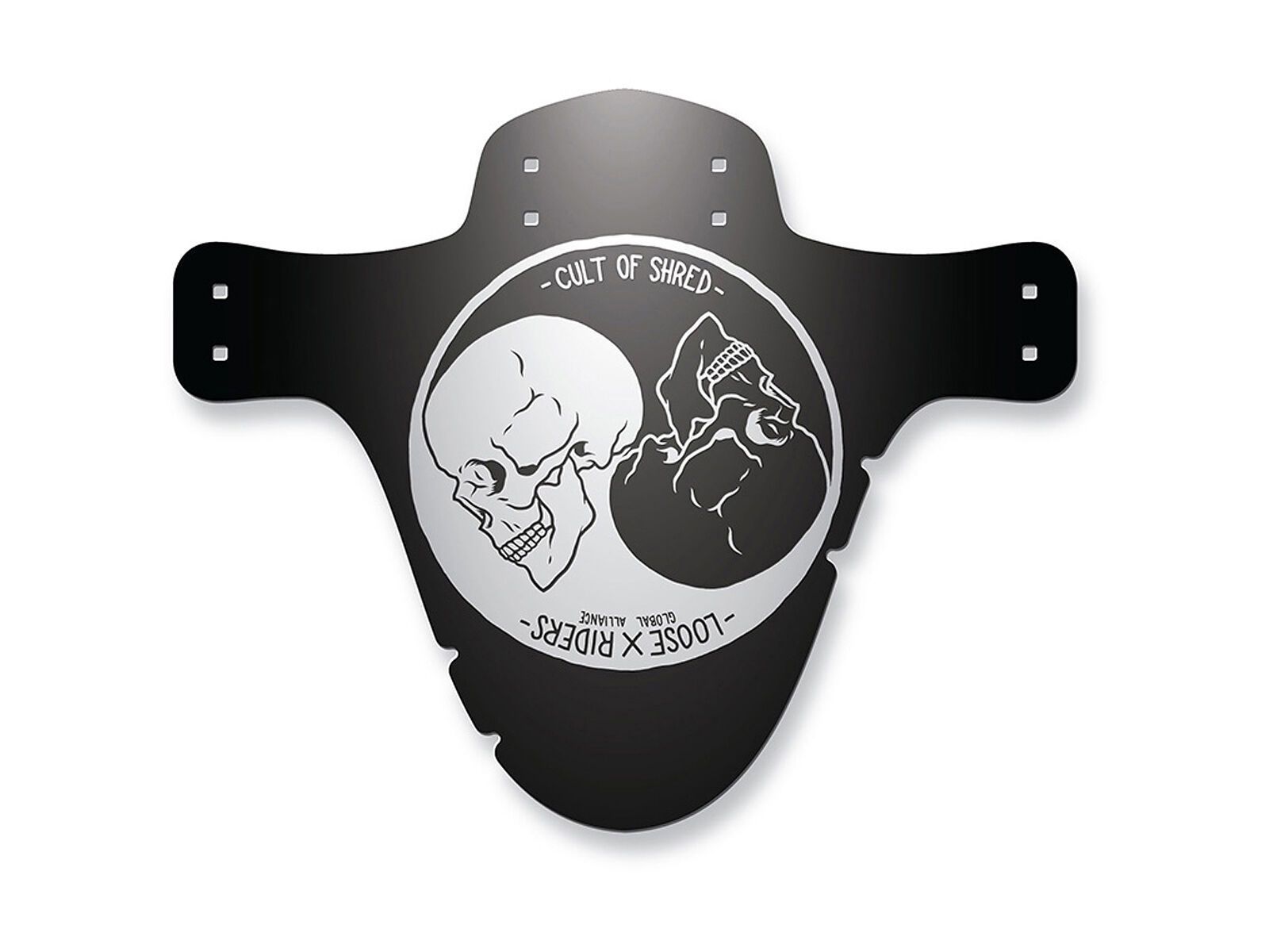 Loose Riders Mudguard Yin & Yang Black - Bild 1