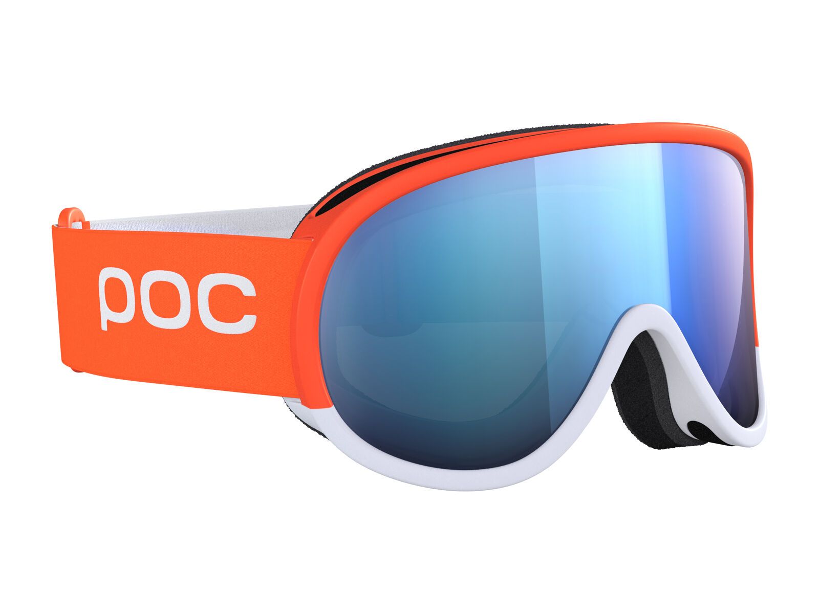 POC Retina Mid Race Clarity Hi. Int. Partly Sunny Blue, zink orange/hydrog. white - Bild 3