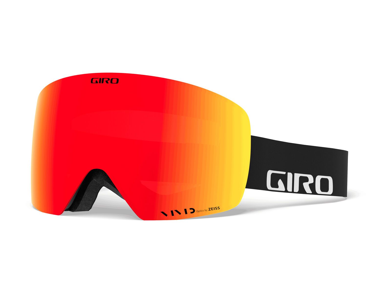 Giro Contour inkl. WS, black wordmark/Lens: vivid ember/vivid infrared - Bild 1