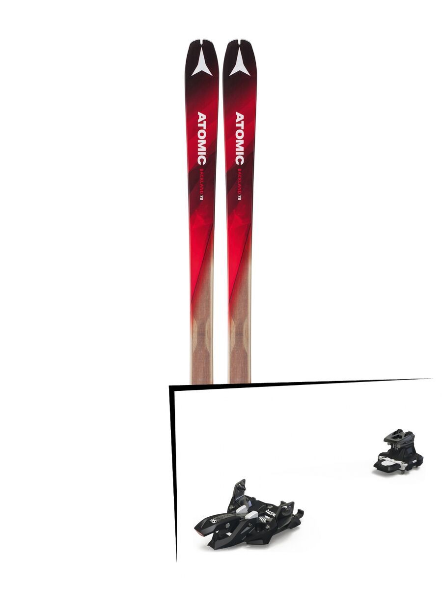 Set: Atomic Backland 78 2018 + Marker Alpinist 9 black/titanium - Bild 1