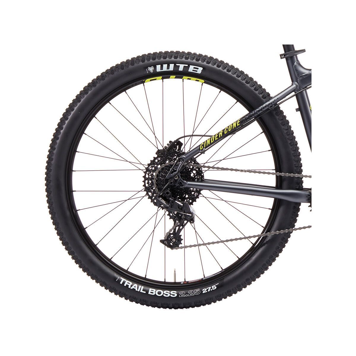 Kona Cinder Cone, matt charcoal w/ yellow & black decals - Bild 5