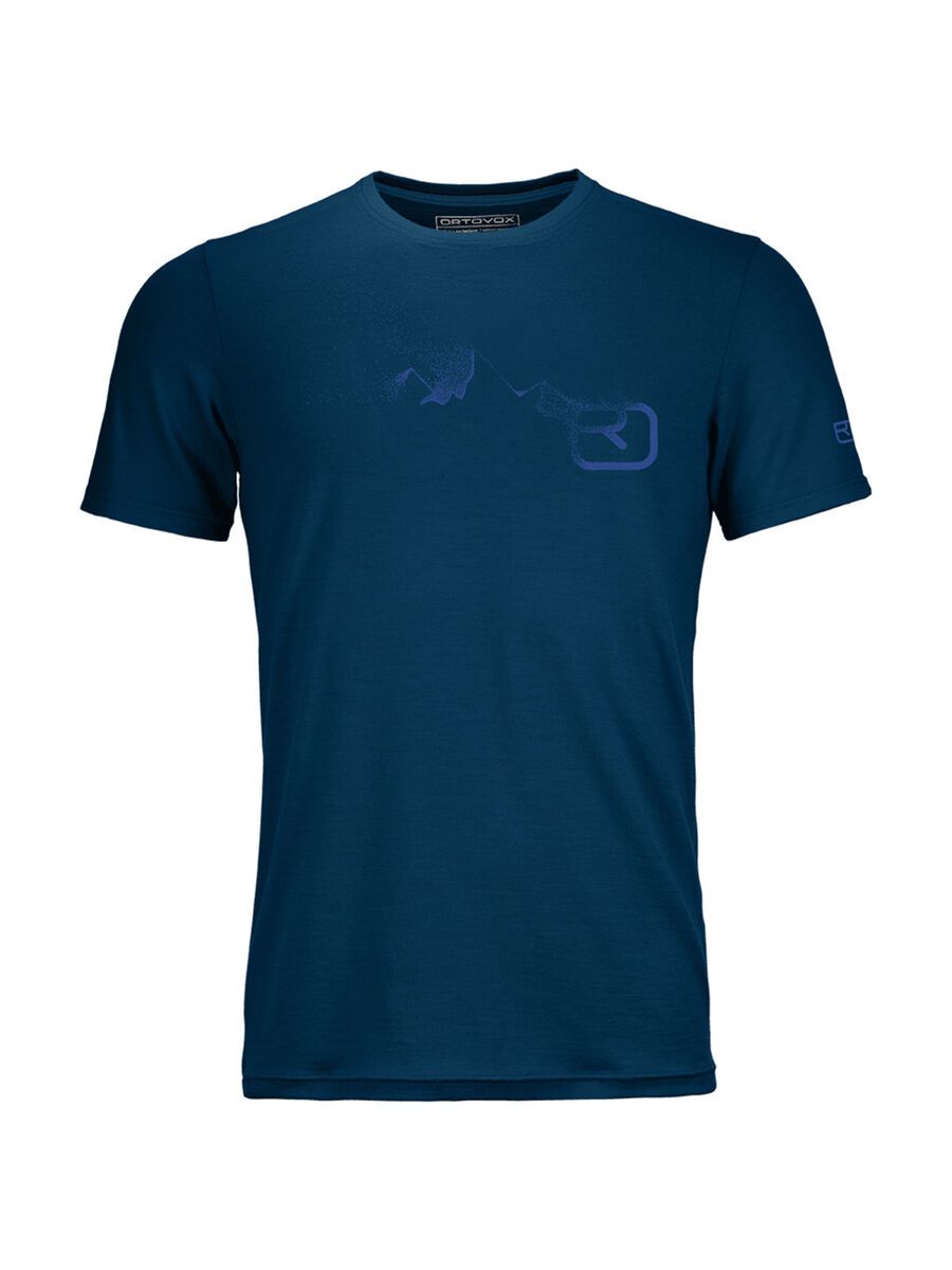 Ortovox 185 Merino Logo Spray TS M, petrol blue - Bild 1
