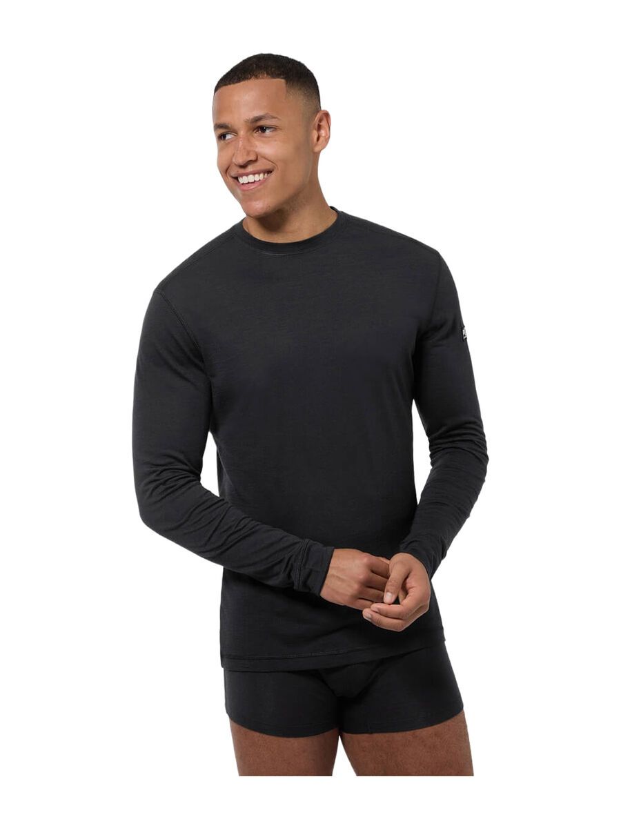 super.natural Sierra140 LS Herren, jet black - Bild 3