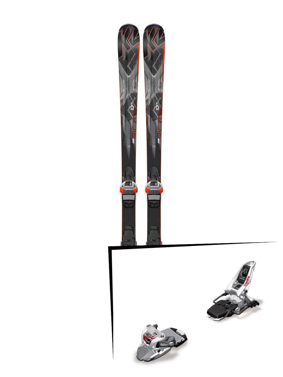 K2 SKI Set: AMP Rictor 82 XTI 2015 + Marker Squire 11 - Bild 1