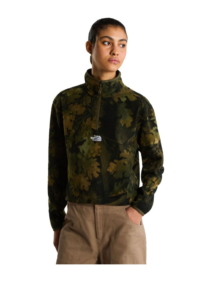 The North Face W Novelty Logo Glacier 1/4 Zip Print, woodland green yosemite - Bild 3