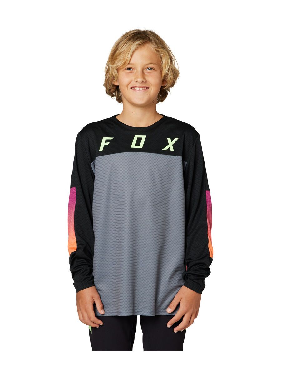 Fox Youth Defend LS Jersey, black - Bild 2