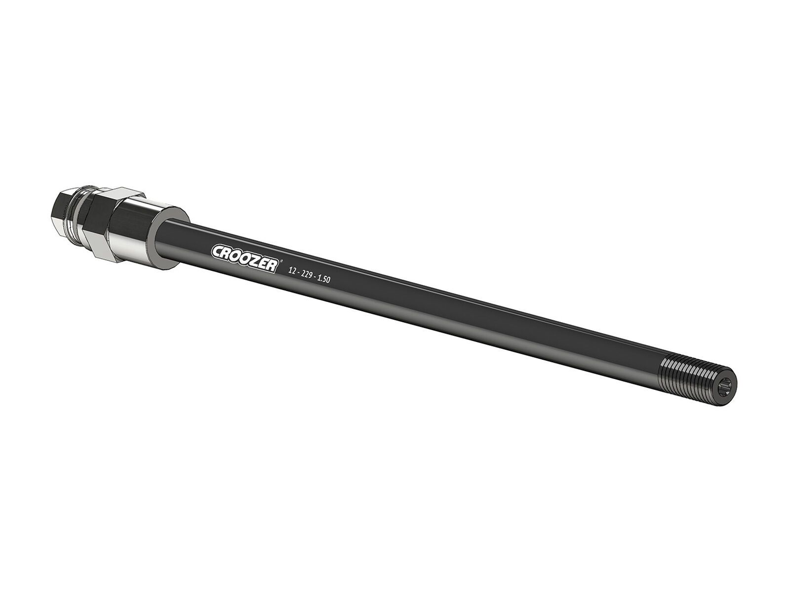 Croozer Steckachsadapter A - 12x197 Fatbike (229 mm, 1.50), black - Bild 1
