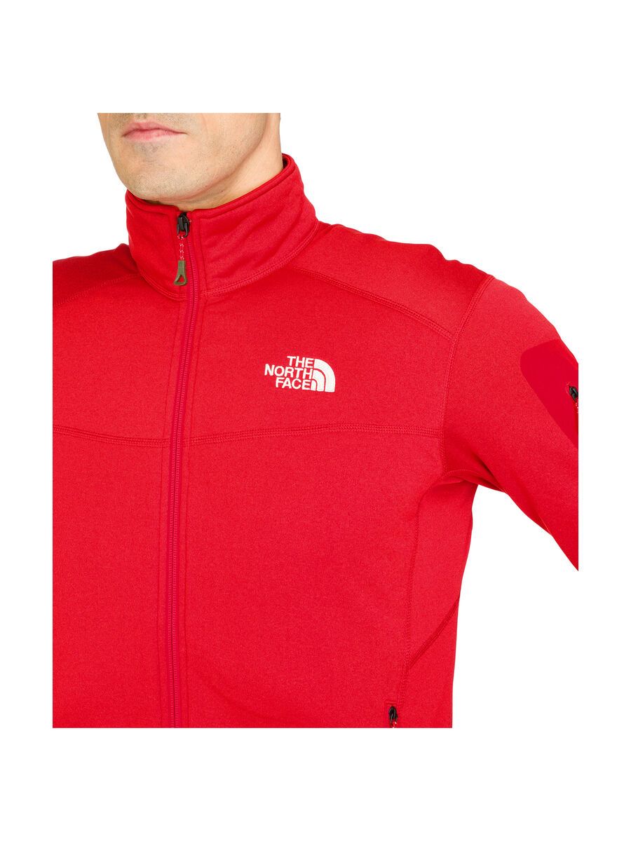 The North Face Mens Hadoken Full Zip Jacket, Salsa Red Heather - Bild 5