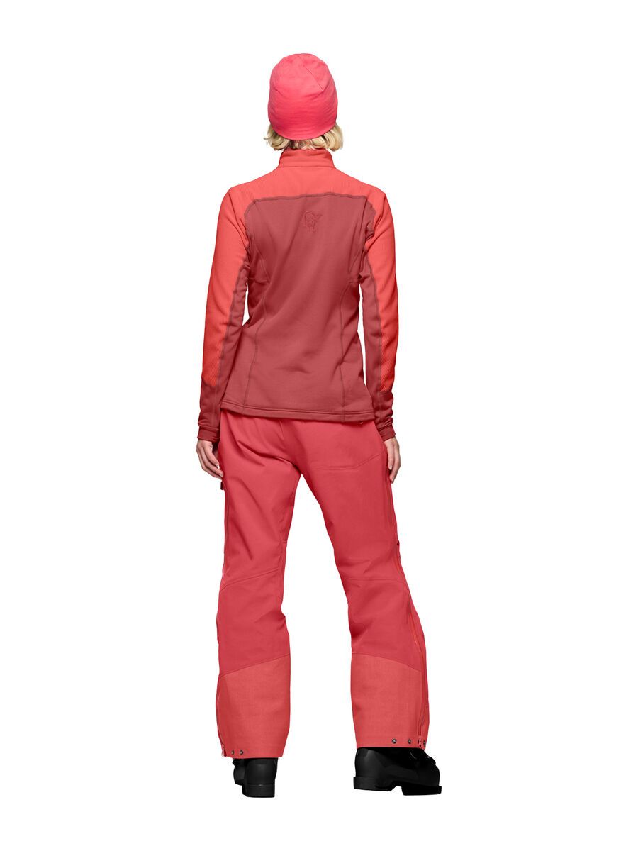 Norrona lofoten warm2 Jacket W's, deep sea coral/baked apple - Bild 7