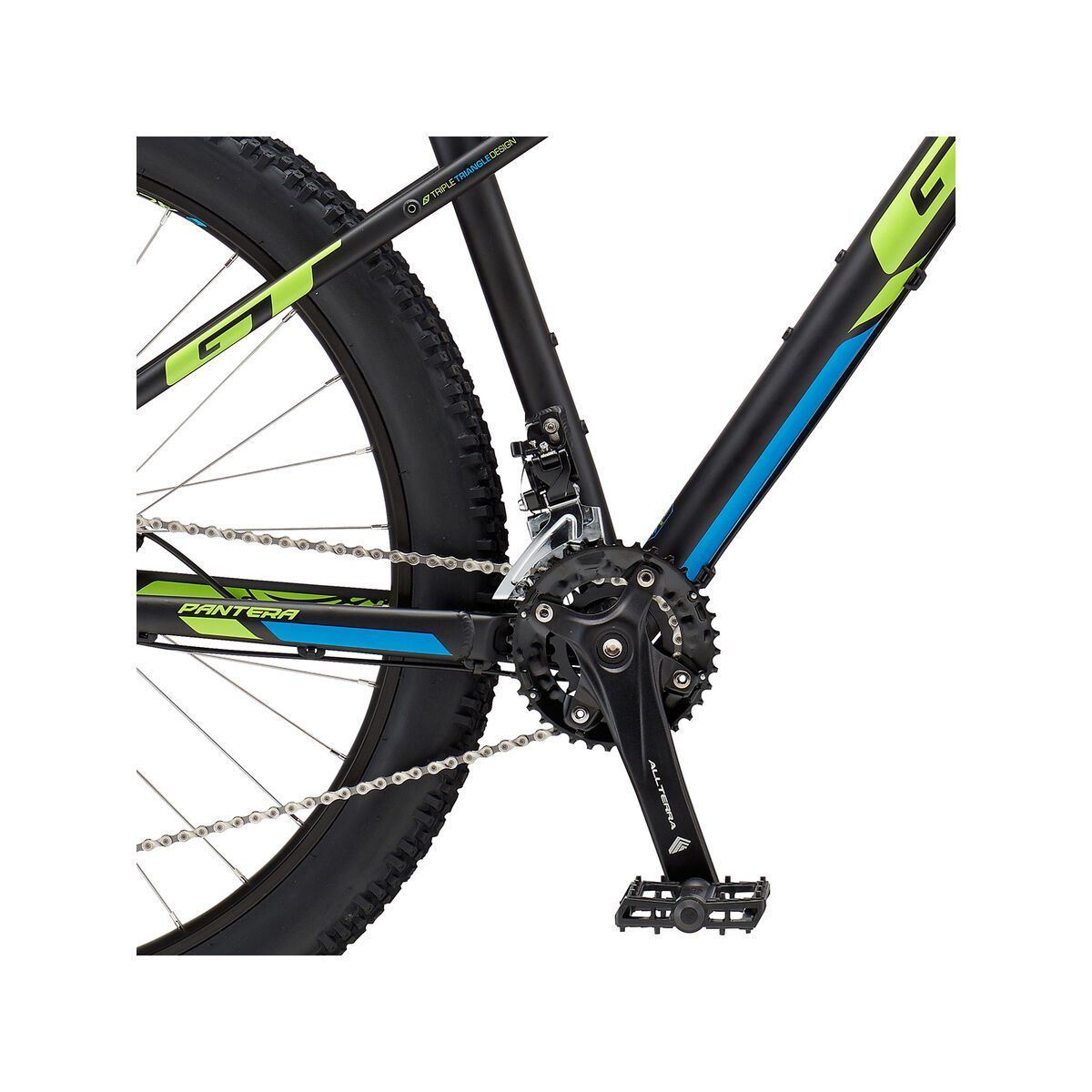 GT Pantera Comp, satin black w/ slime lime & teal - Bild 4