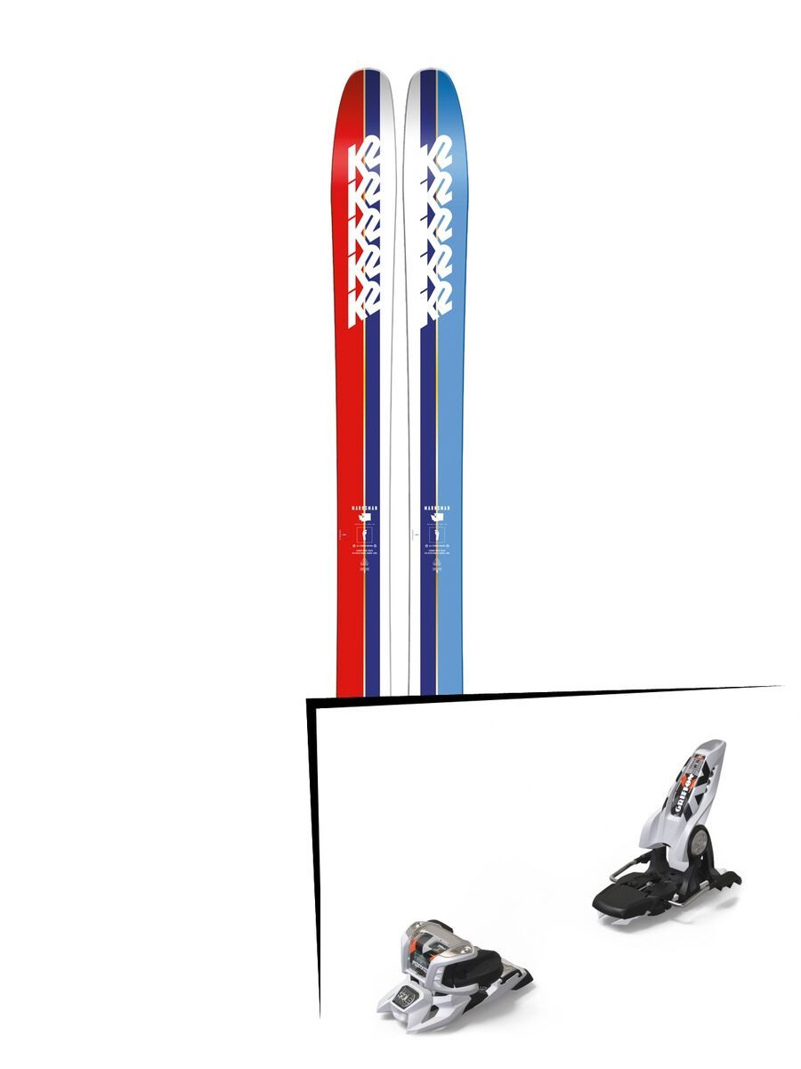 Set: K2 SKI Marksman 2019 + Marker Griffon 13 ID white - Bild 1