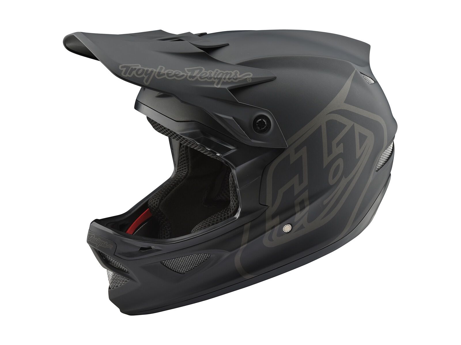TroyLee Designs D3 Fiberlite Mono Helmet, black - Bild 1