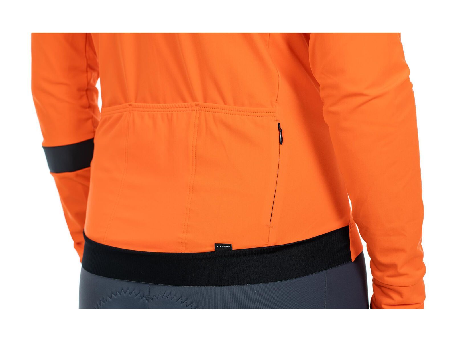 Cube Blackline Trikot langarm, orange - Bild 5