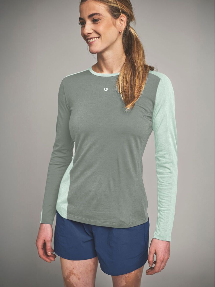 Ortovox 120 Merino Cool Tec Fast Upward LS W, green sage - Bild 3