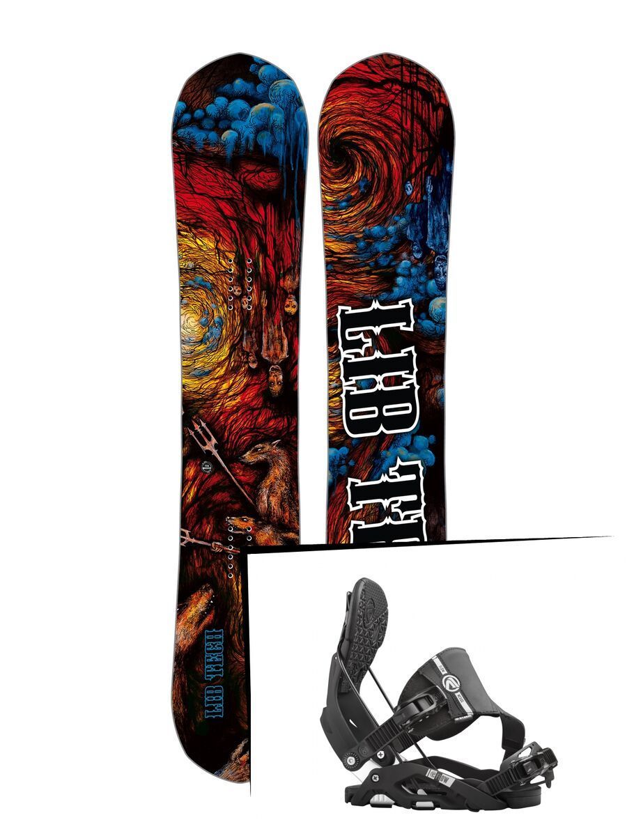 Set: Lib Tech From Hell Hot Knife 2017 + Flow Nexus Hybrid (1513166S) - Bild 1