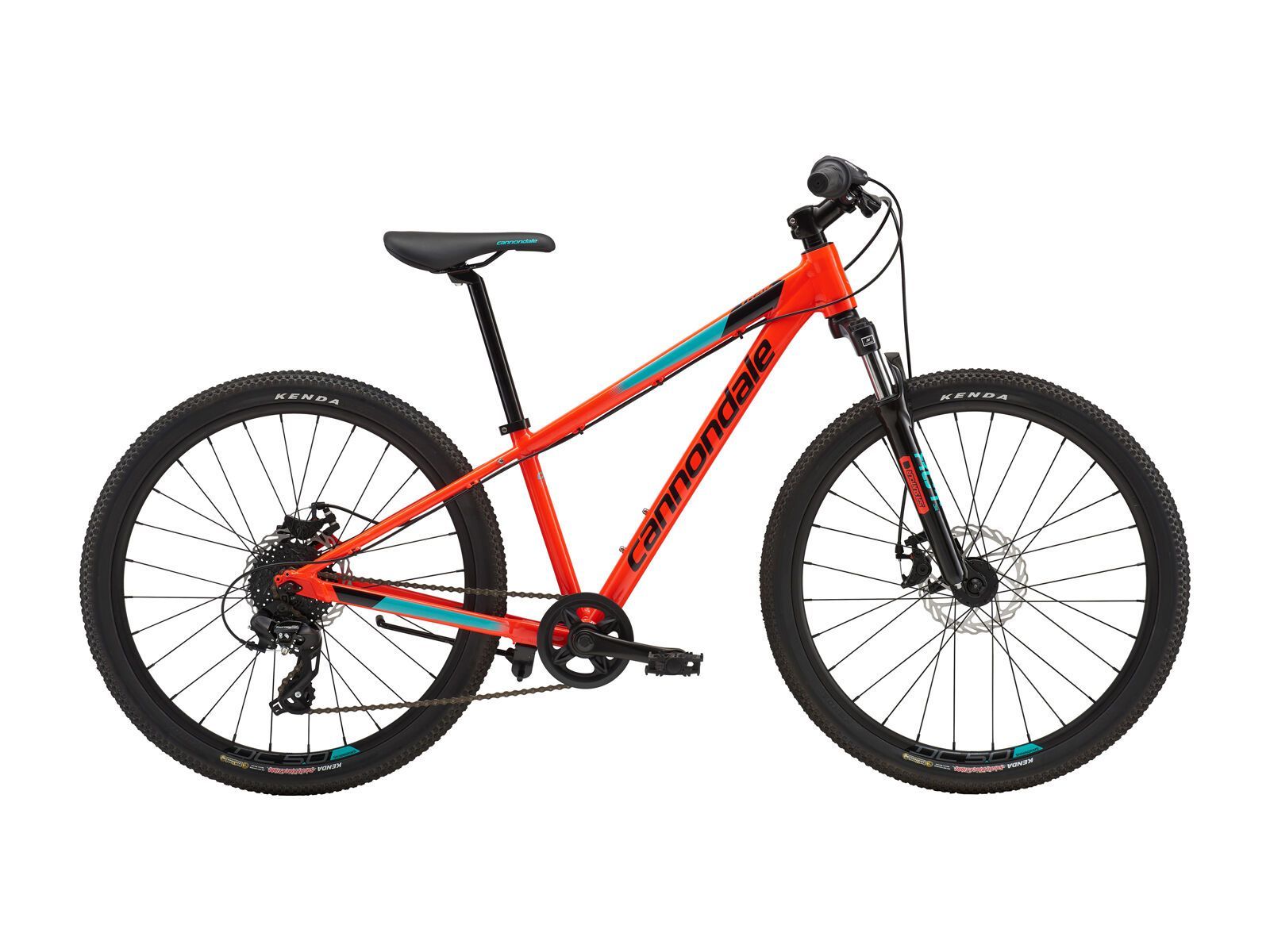Cannondale Trail 24 Boy's, acid red w/ jet black and turquoise, gloss (ard) - Bild 1