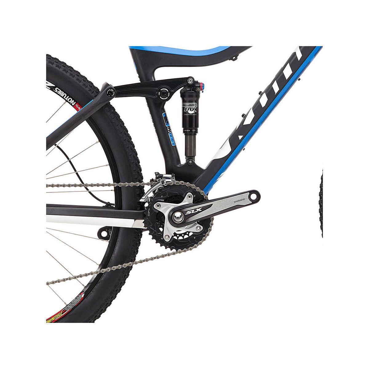 Kona Hei Hei Deluxe, matt carbon/blue/white/black - Bild 3