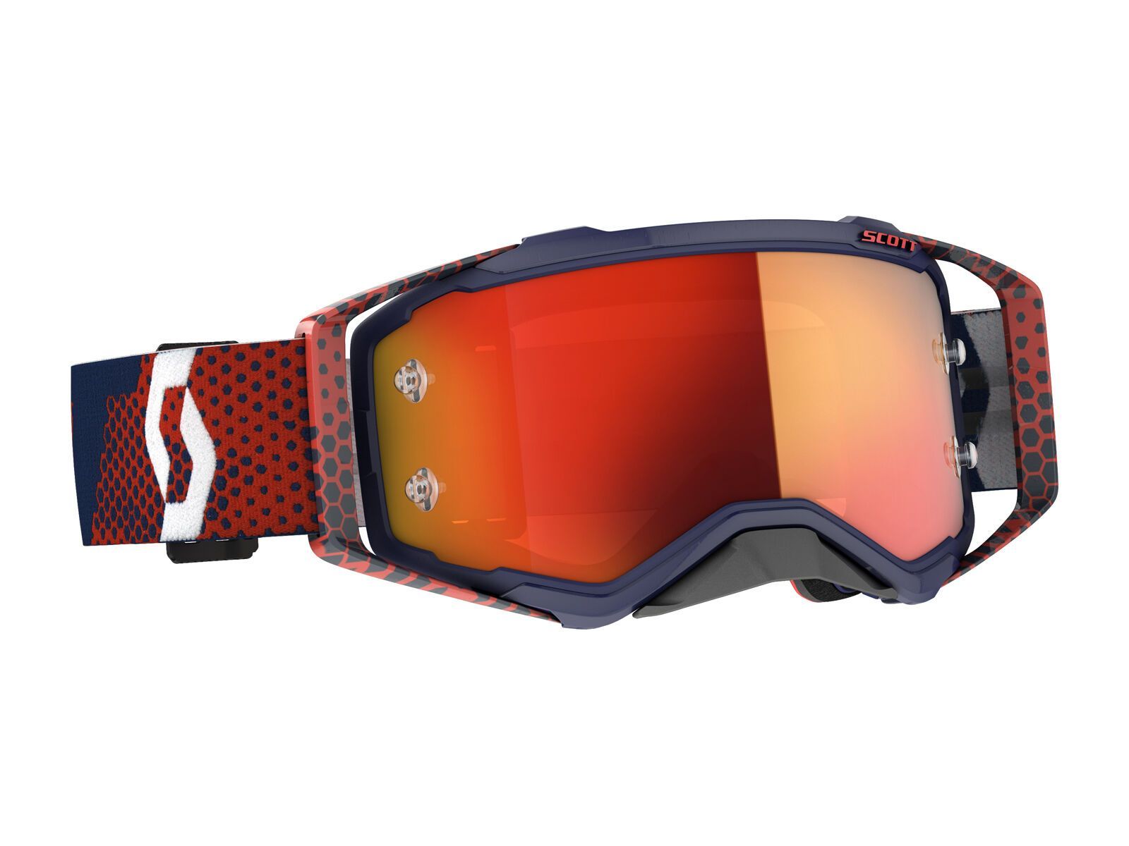 Scott Prospect Goggle Orange Chrome Works, red/blue - Bild 1