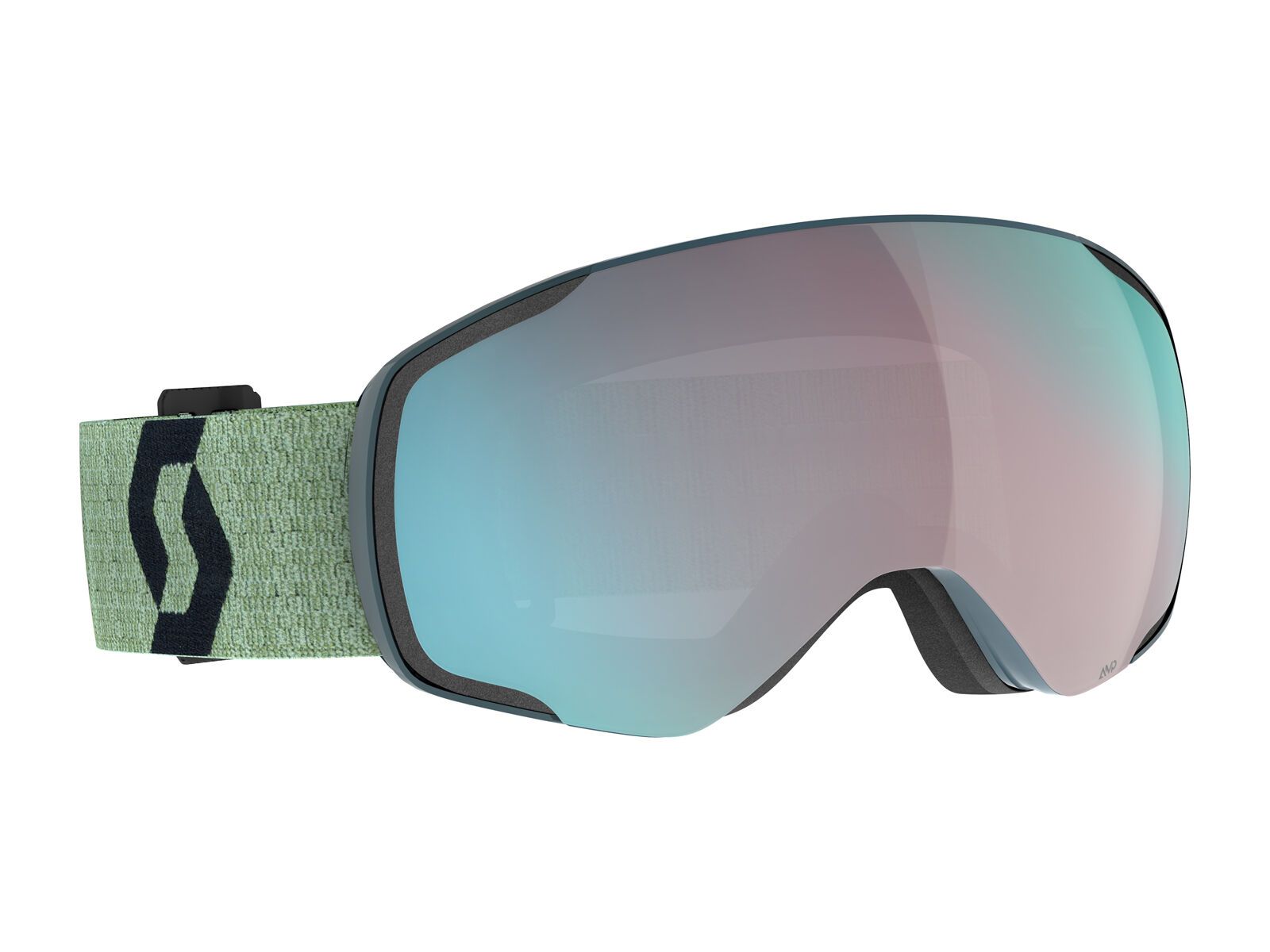 Scott Vapor, Enhancer Aqua Chrome / soft green/black - Bild 1