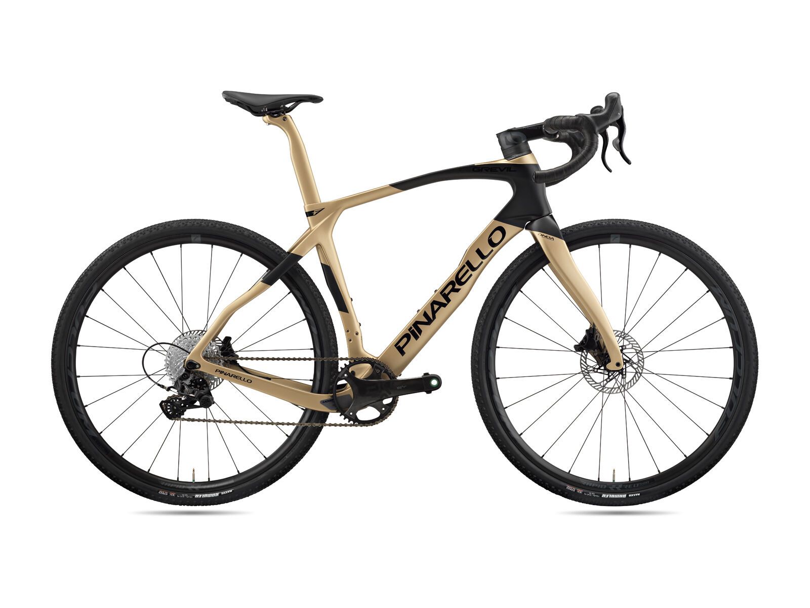 Pinarello Grevil F Ekar 1x13  / Fulcrum Rapid Red 500 DB - 700C, champagne - Bild 1