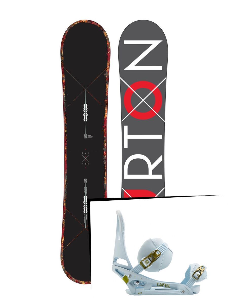 Set: Burton Custom X 2015 +  Cartel EST (493858S) - Bild 1
