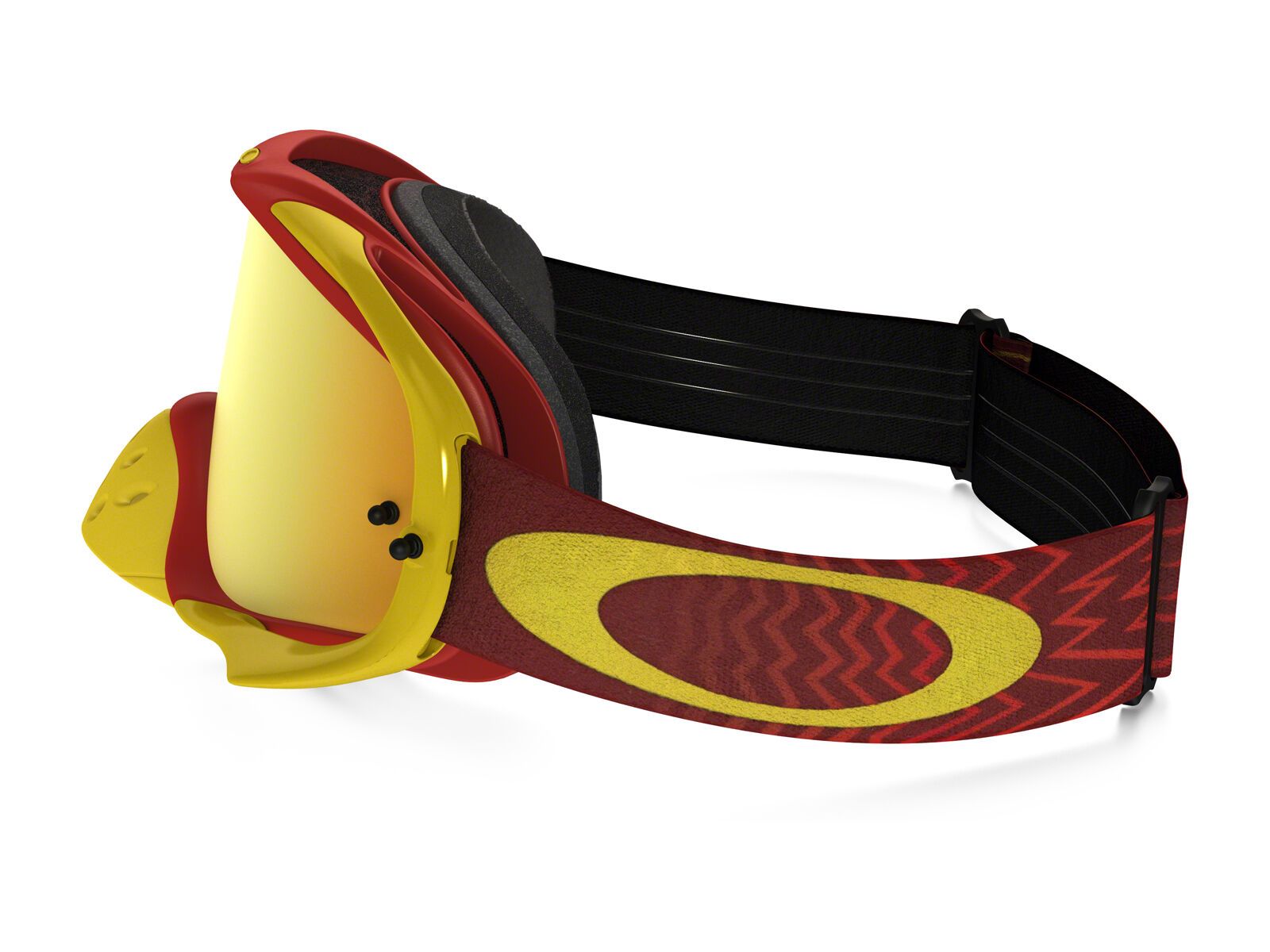 Oakley Crowbar MX inkl. Wechselscheibe, shockwave red/yellow/Lens: 24k iridium - Bild 4