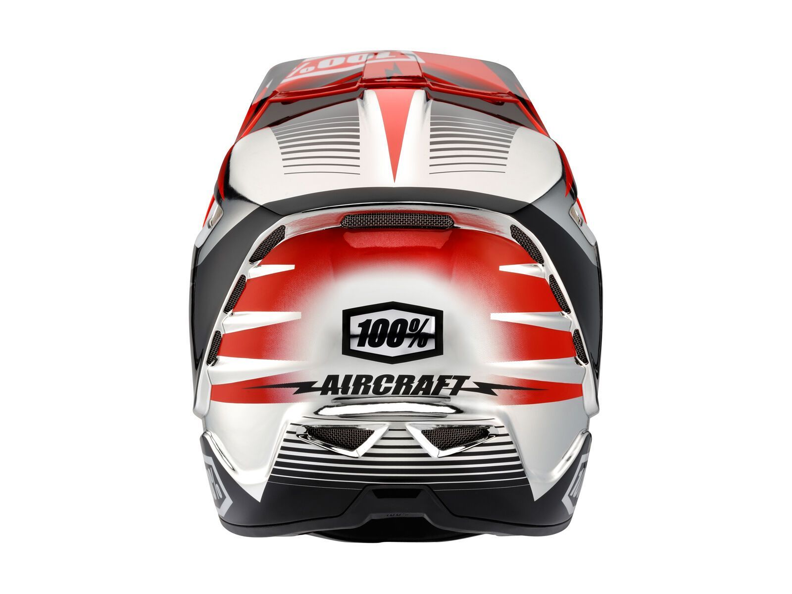 100% Aircraft DH Helmet Chrome Edition, Twinblaze Chrome - Bild 2