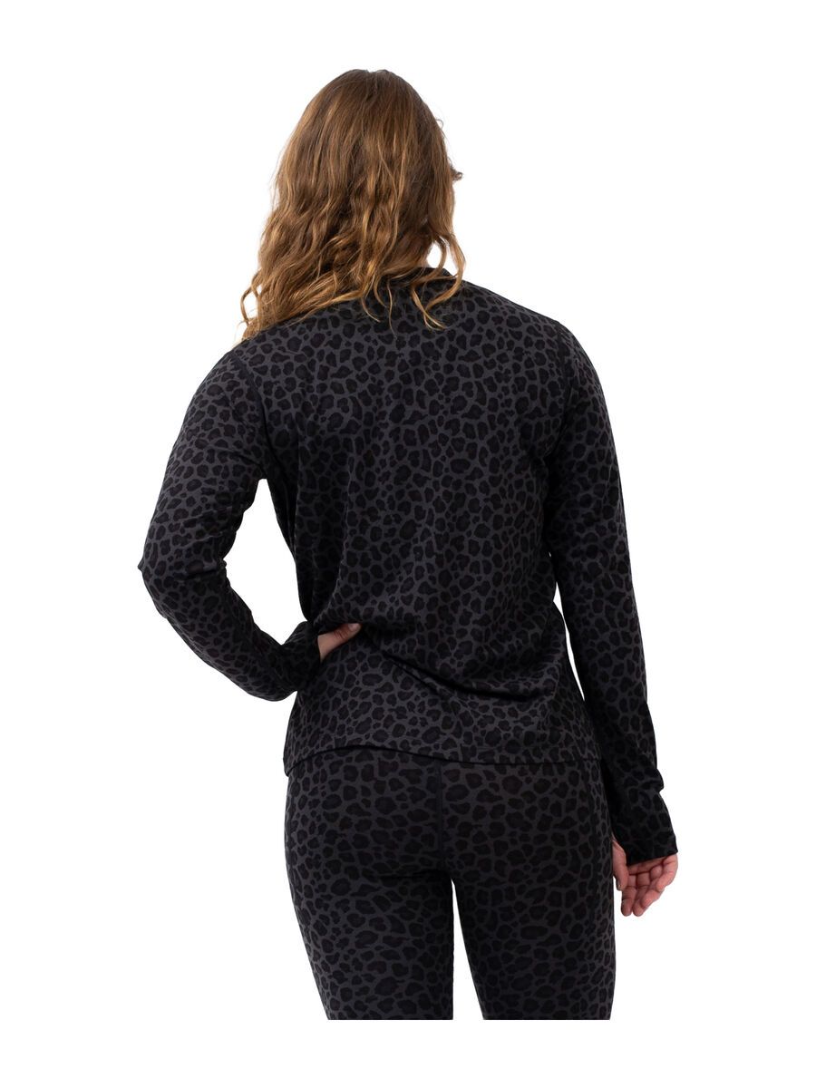 Eivy Loose Fit Merino Wool Top, black leopard - Bild 5
