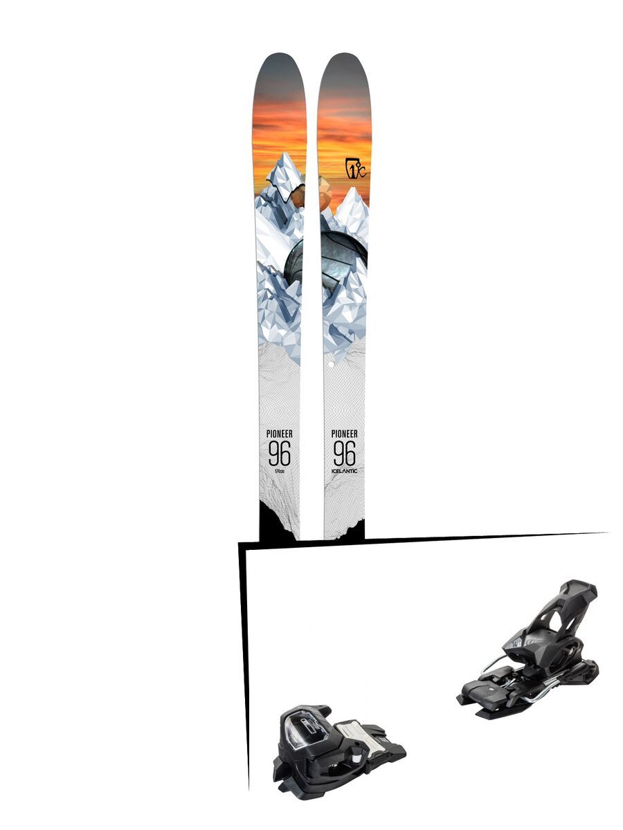 Set: Icelantic Pioneer 96 2018 + Tyrolia Attack² 14 AT solid black - Bild 1