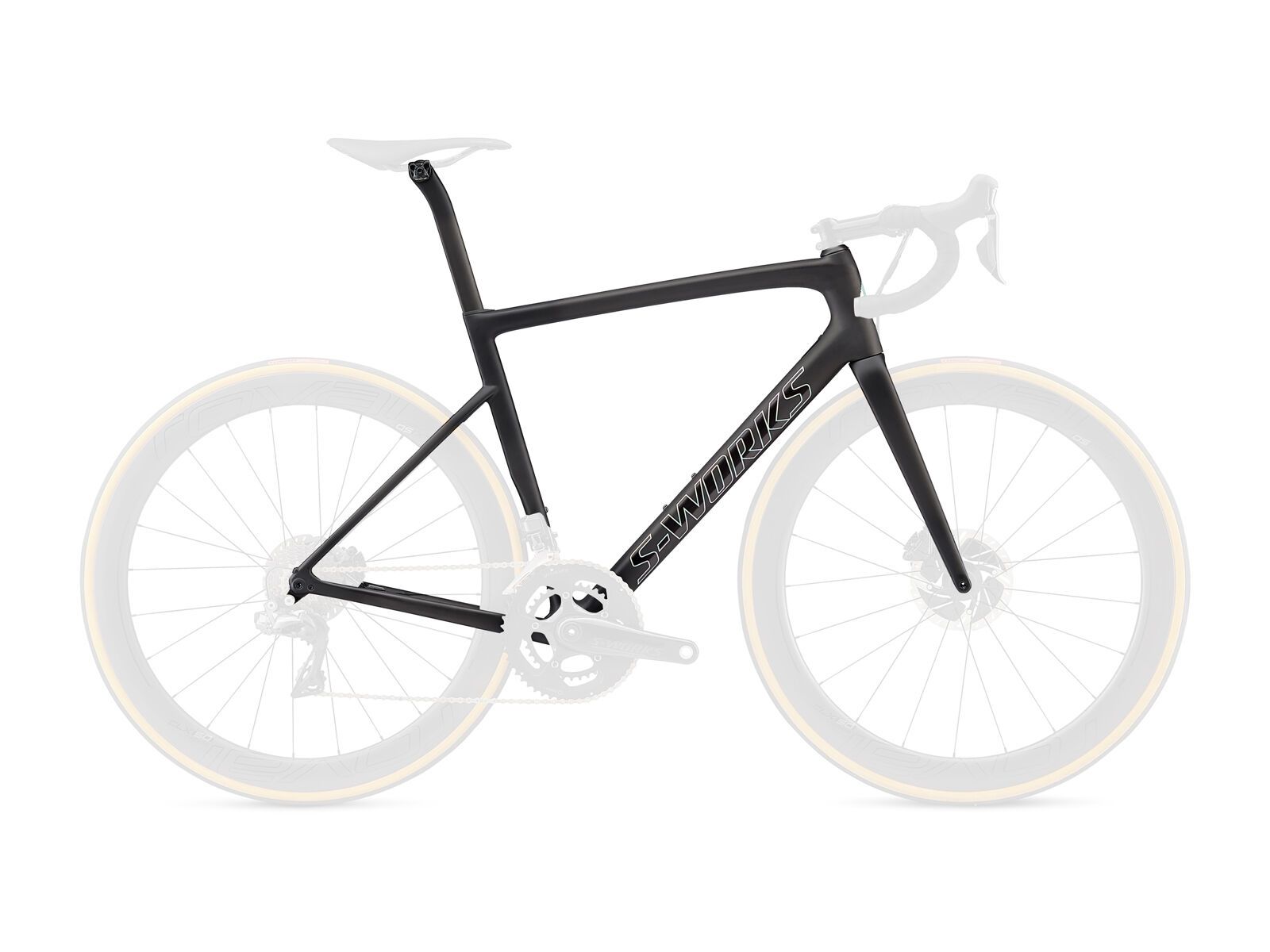 Specialized S-Works Tarmac Disc Frameset, satin black/silver holo/clean - Bild 1