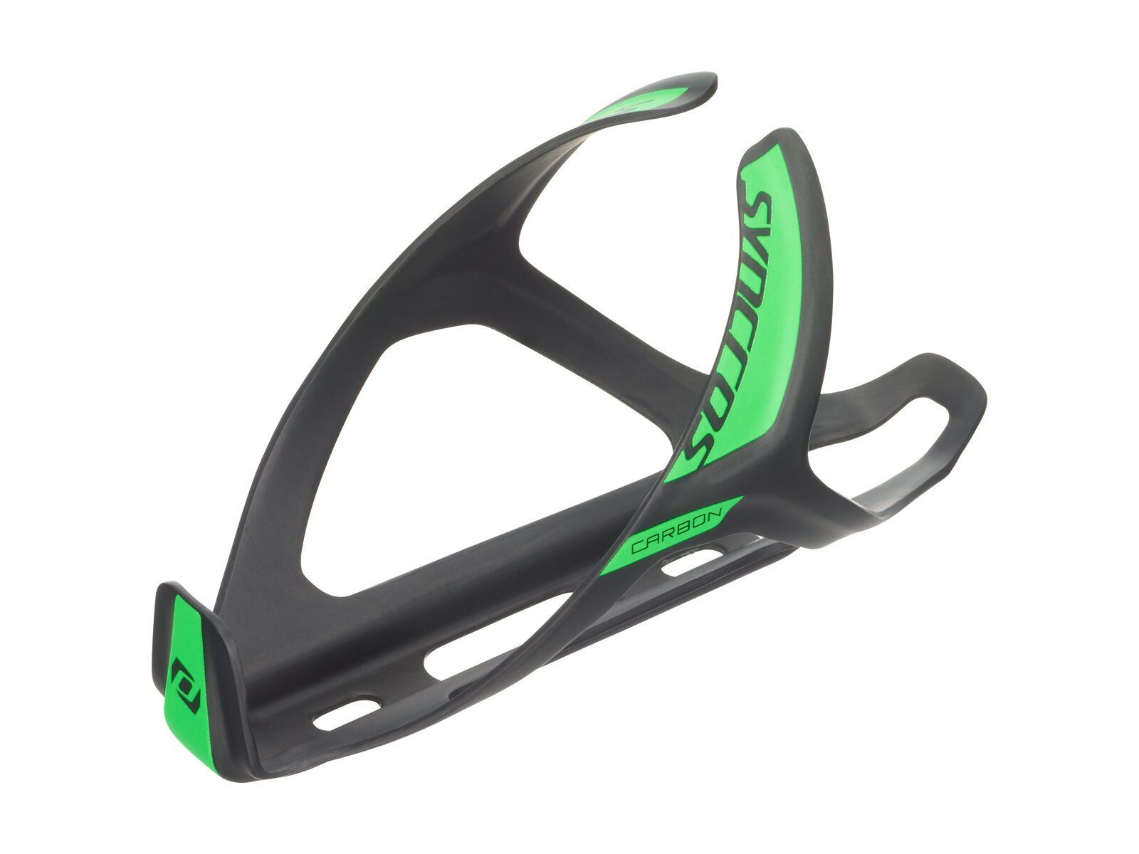 Syncros Bottle Cage Carbon 1.0, black/neon green - Bild 1