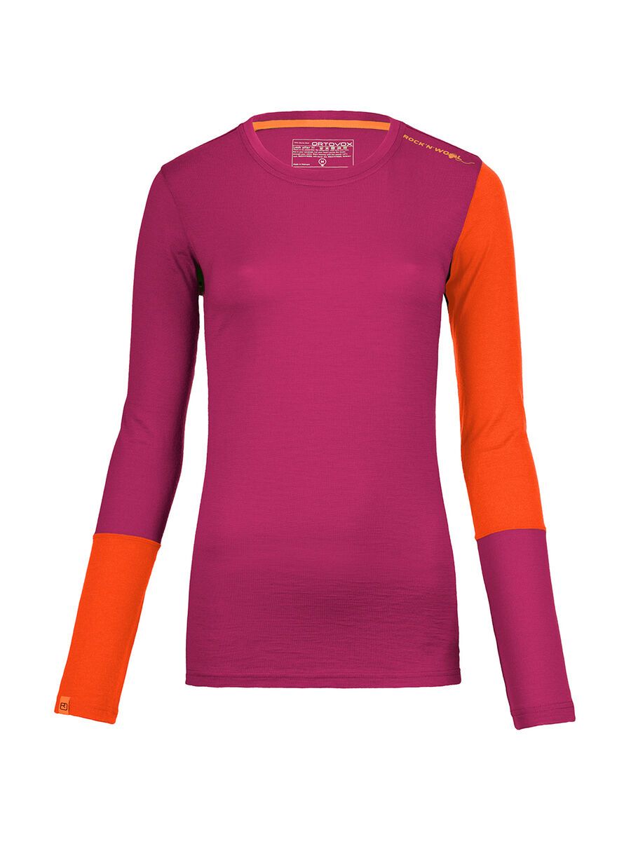 Ortovox Merino 185 R 'N' W Long Sleeve, dark very berry - Bild 1