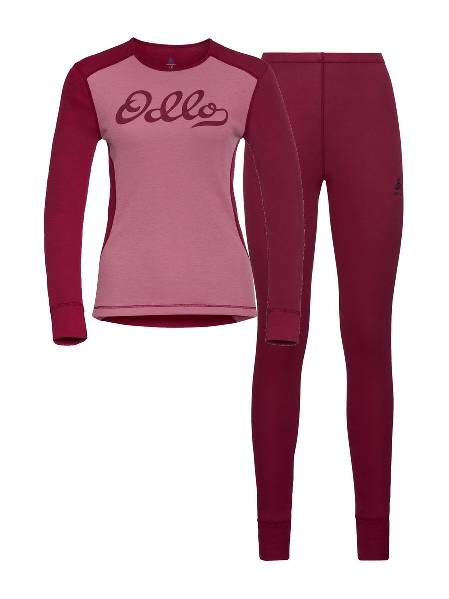 Odlo Set Warm Originals, mesa rose - rumba red - Bild 1