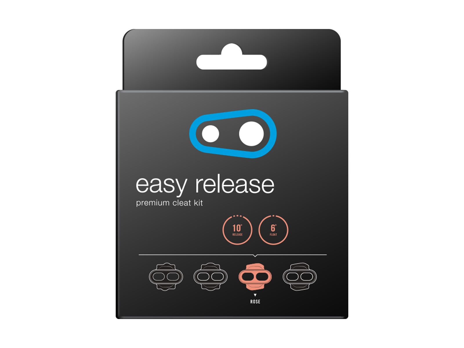 Crankbrothers Easy Release Premium Cleat Kit - 6° Float, rose - Bild 3