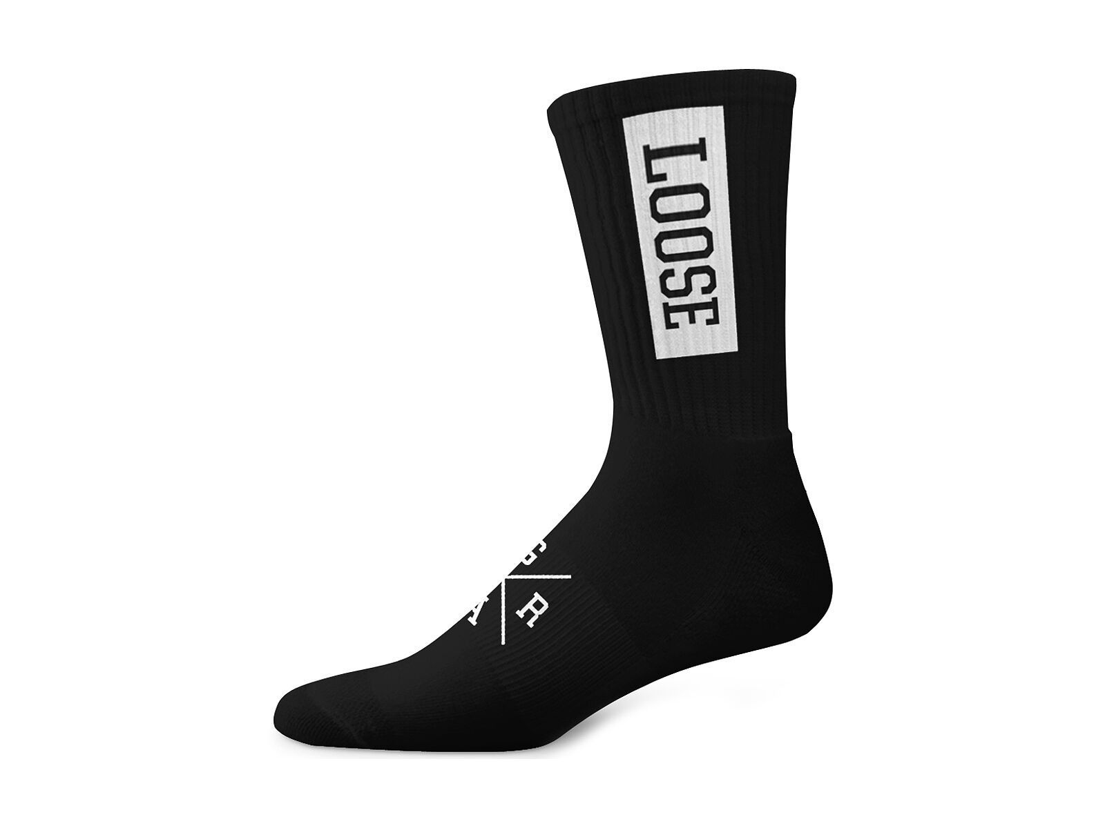 Loose Riders Socks 2-Pack Logo, black/white - Bild 3