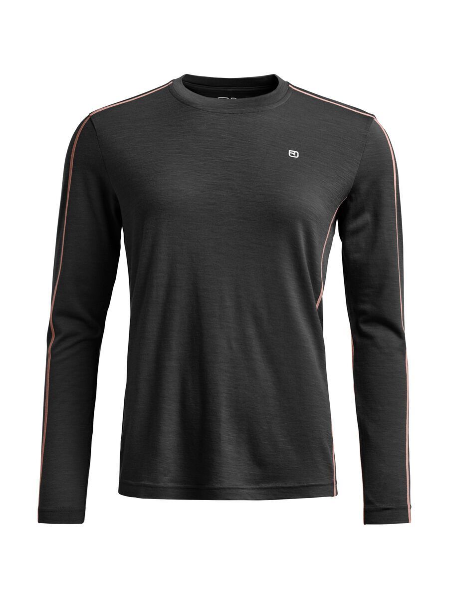 Ortovox 185 Rock'n'wool Long Sleeve W, black raven - Bild 1
