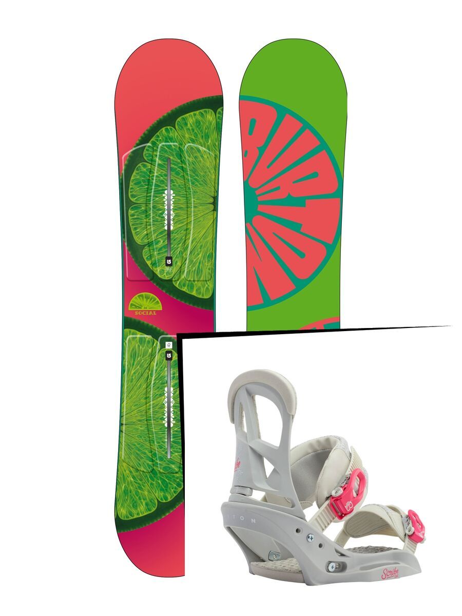 Set: Burton Social 2016 +  Scribe EST (1191365S) - Bild 1