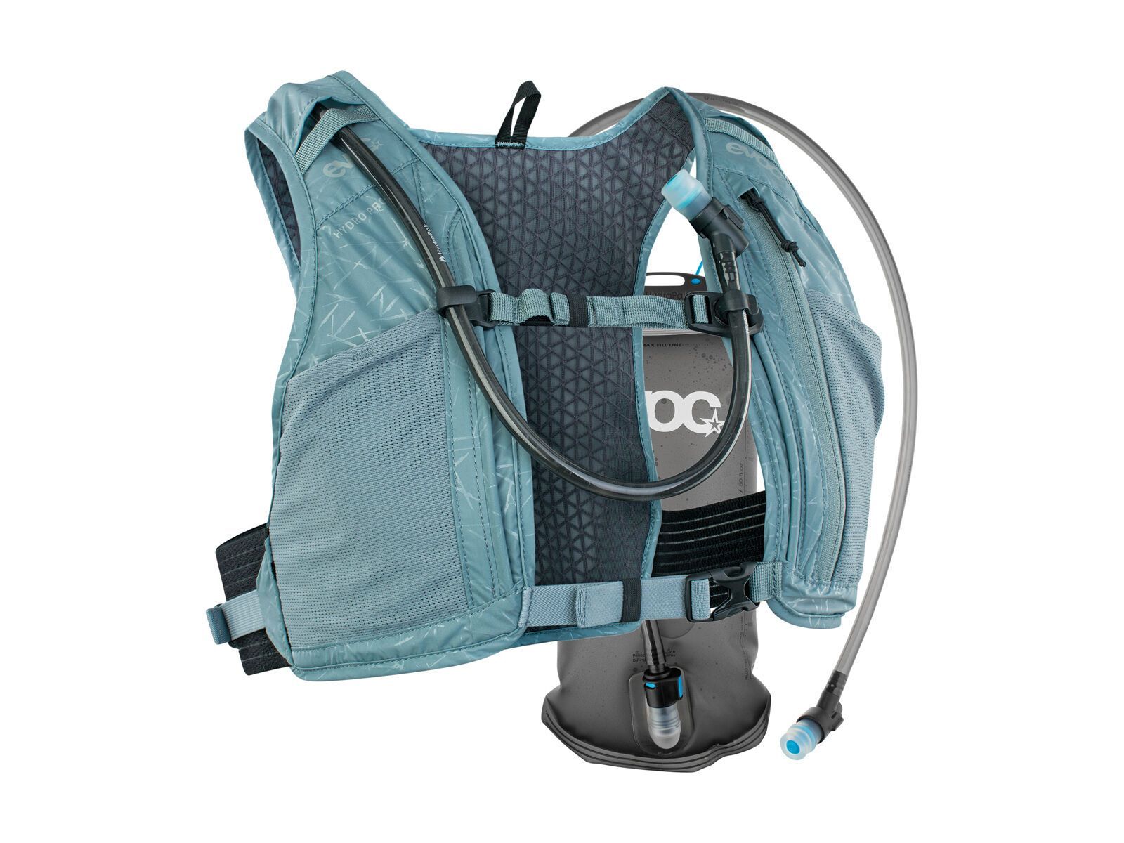 Evoc Hydro Pro 1,5 + Hydration Bladder 1,5, steel - Bild 1