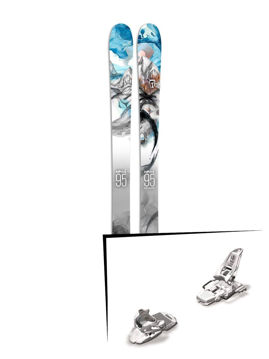 Set: Icelantic Nomad 95 2017 + Marker Squire 11 (1685410) - Bild 1