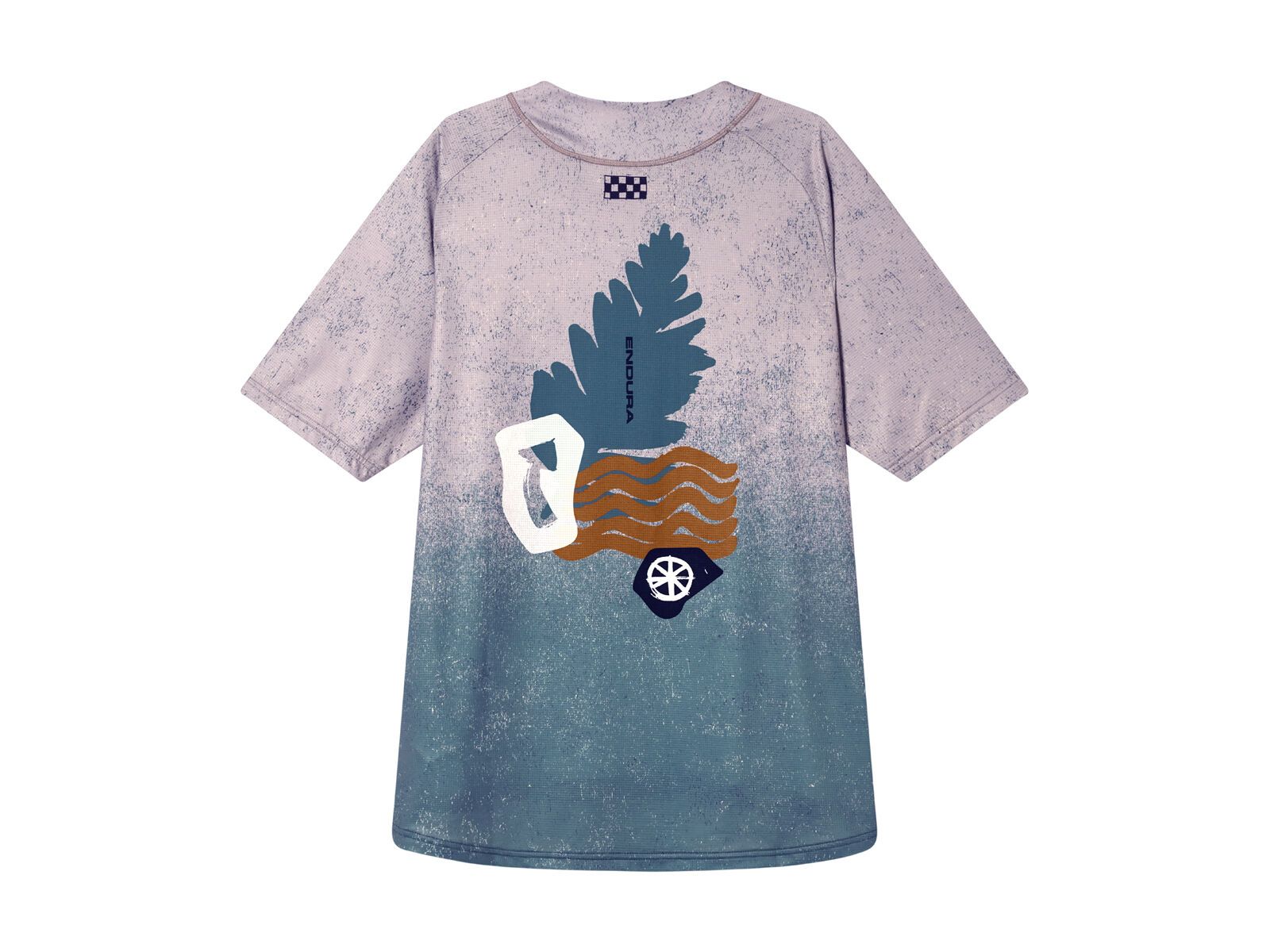 Endura Singletrack Kurzärmeliges Bedrucktes T-Shirt, titanium - Bild 2