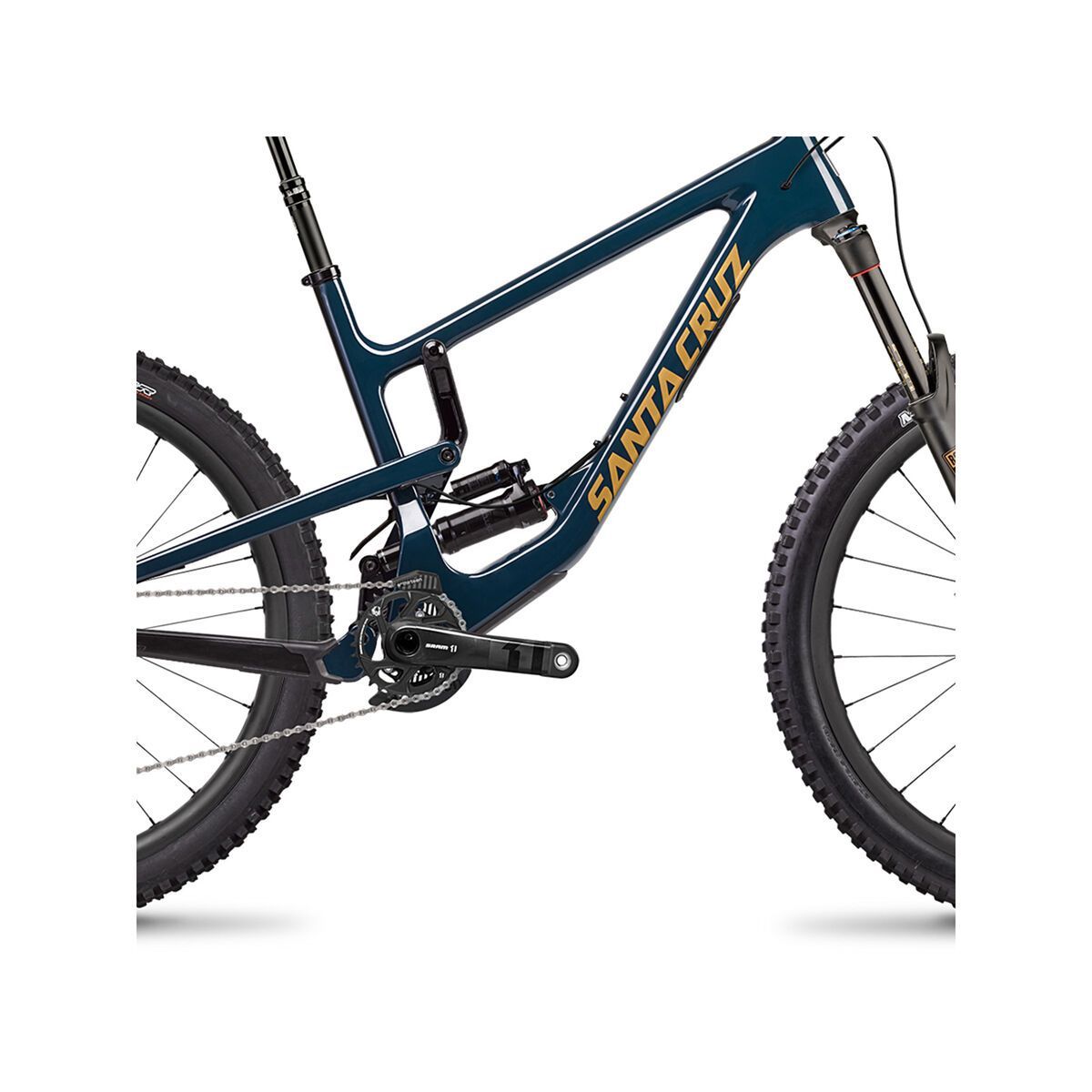 Santa Cruz Nomad CC X01 Air Reserve, gloss ink and gold - Bild 4