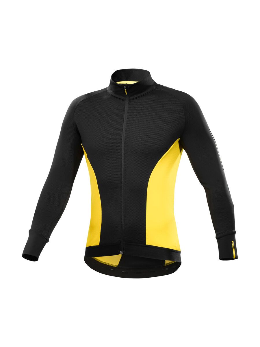 Mavic Cosmic Elite Thermo LS Jersey, black / yellow mavic - Bild 1