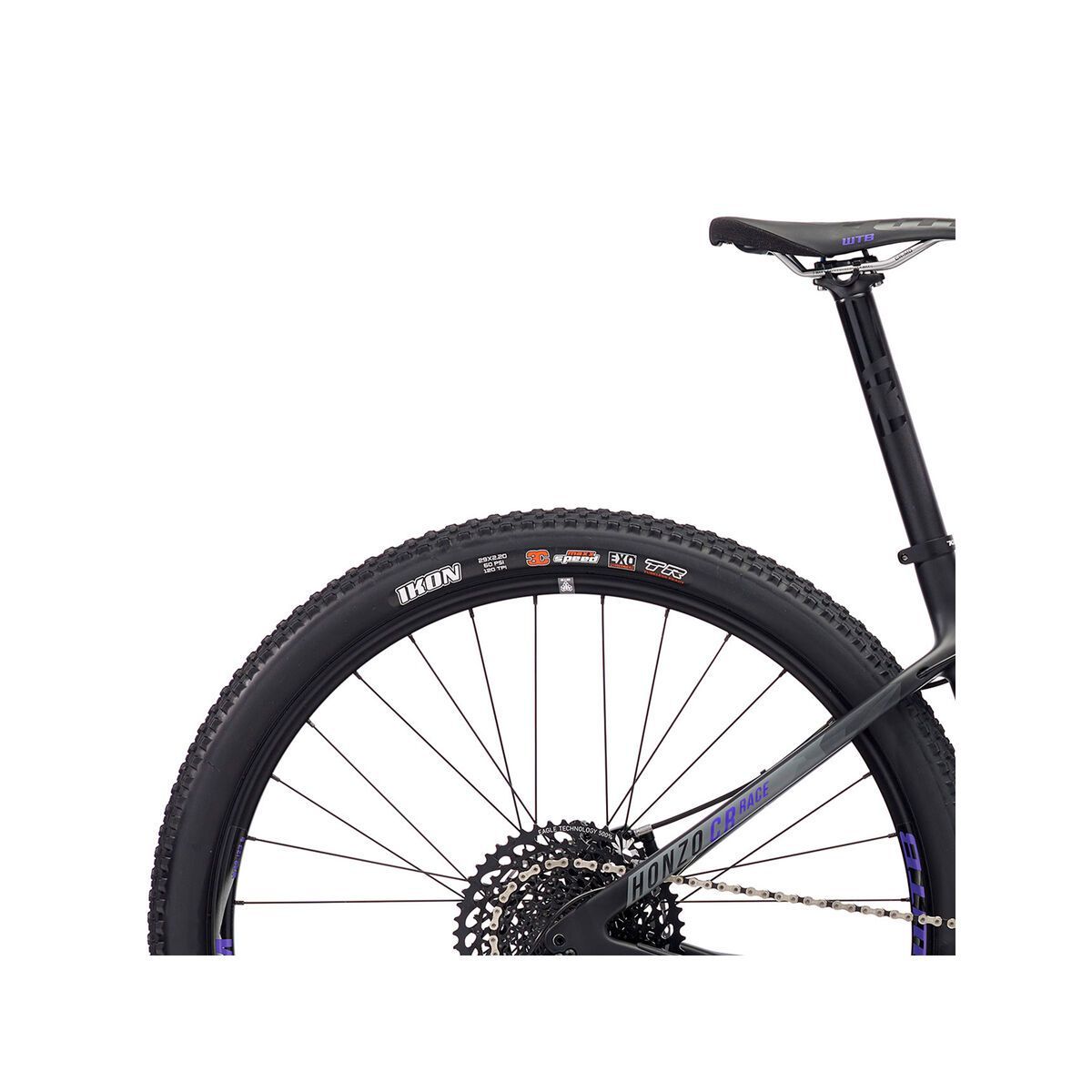 Kona Honzo CR Race, matt black w/ purple & charcoal decals - Bild 6