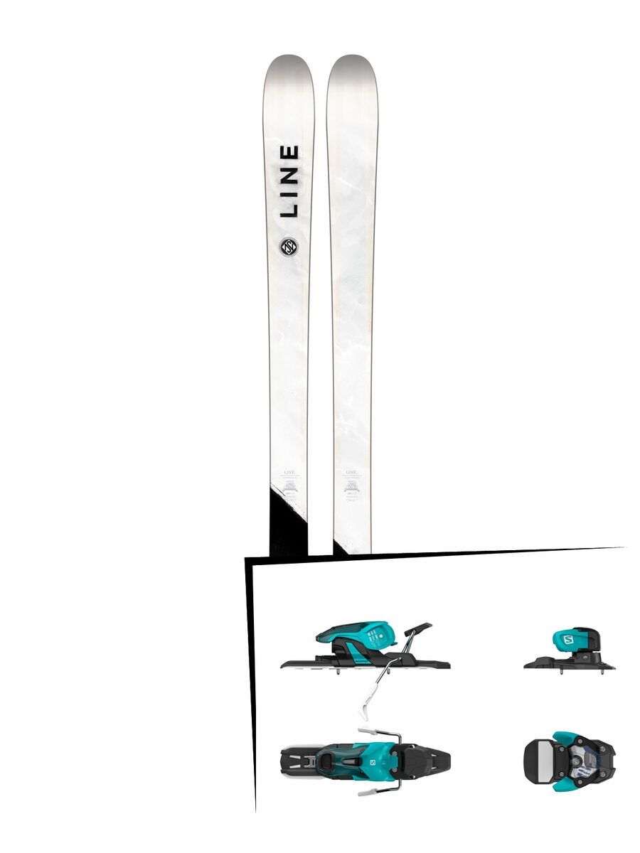 Set: Line Supernatural 86 2018 + Salomon Warden 11 turquoise/black - Bild 1