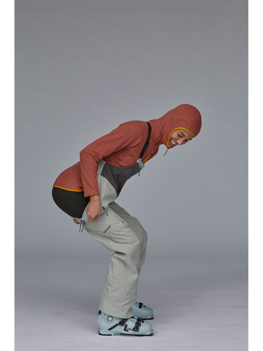 Patagonia Women's Snowdrifter Bibs, sleet green - Bild 4