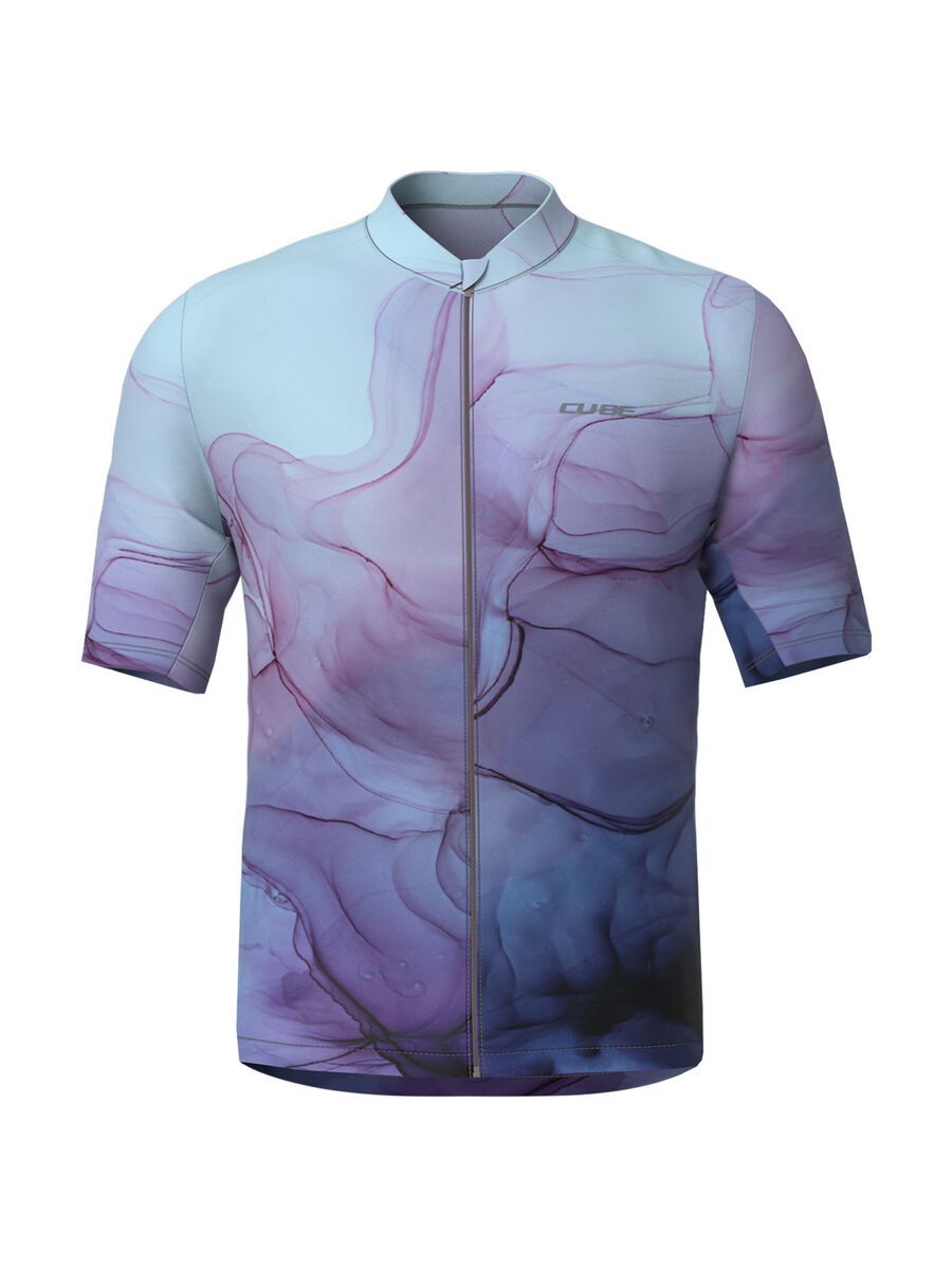 Cube Trikot CMPT Artline kurzarm, blue´n´purple - Bild 1
